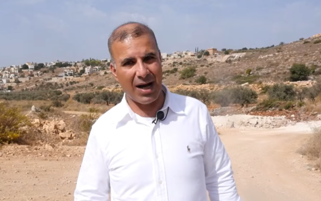 Mayor Wisam Nibwani of the northern Druze town of Julis. (YouTube screenshot, used in accordance with clause 27a of the copyright law) Mayor Wisam Nibwani of the northern Druze town of Julis. (YouTube screenshot, used in accordance with clause 27a of the copyright law)