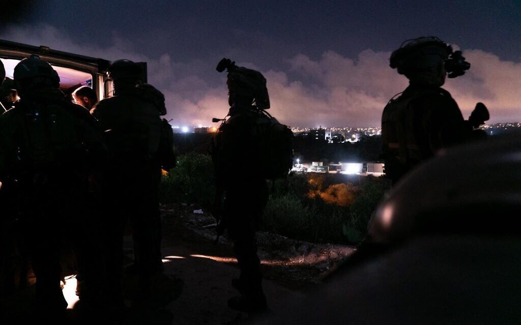 Israeli soldiers operate in the West Bank, September 14, 2022. (Israel Defense Forces) Israeli soldiers operate in the West Bank, September 14, 2022. (Israel Defense Forces)