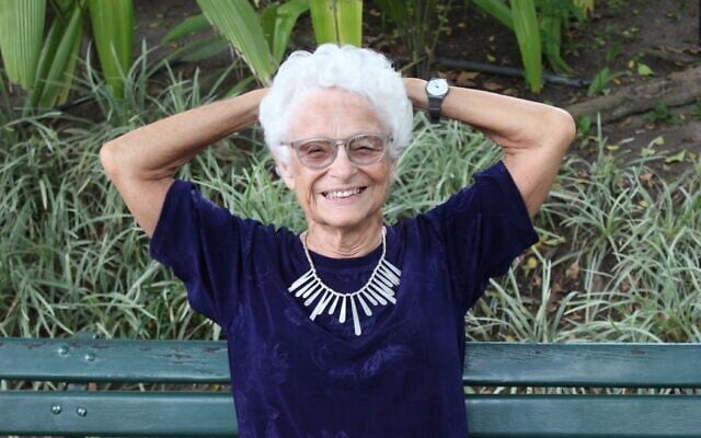 Nora Tausz Ronai poses for a photo in Rio de Janeiro, 2020. (Courtesy of Julia Ronai/via JTA)