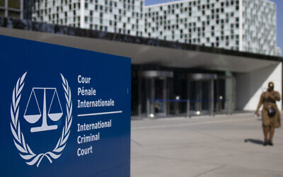 The International Criminal Court in The Hague, Netherlands, on March 31, 2021. (AP Photo/Peter Dejong)