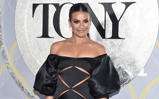FILE - Lea Michele arrives at the 75th annual Tony Awards in New York on June 12, 2022. (Evan Agostini/Invision/AP, File) FILE - Lea Michele arrives at the 75th annual Tony Awards in New York on June 12, 2022. (Evan Agostini/Invision/AP, File)