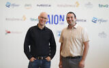 OMEC.AI co-founders Ori Shachar, left, and Amir Harel, right. (Elad Malka)