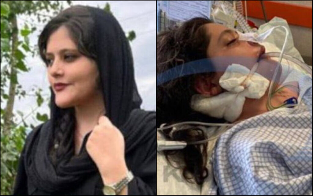 Mahsa Amini, 22, who died after being arrested by Iranian modesty police. (Social media.Used in accordance with Clause 27a of the Copyright Law )