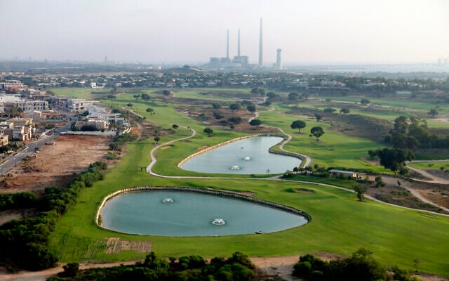 Aerial view of a golf course in Caesarea. June 16, 2012 (Moshe Shai/Flash90) Aerial view of a golf course in Caesarea. June 16, 2012 (Moshe Shai/Flash90)