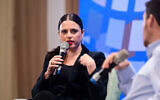 Interior Minister Ayelet Shaked speaks at the Israel Bar Association conference in Tel Aviv, September 5, 2022. (Avshalom Sassoni/Flash90)
