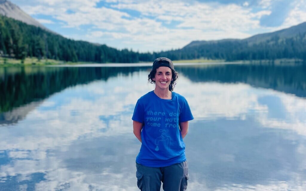 Nina Gordon-Kirsch finished her 240 mile walk on July 29, 2022 in Highland Lakes, California. She said finishing the trip made her feel 'like a salmon coming home.' (Courtesy/ Theresa Martin)