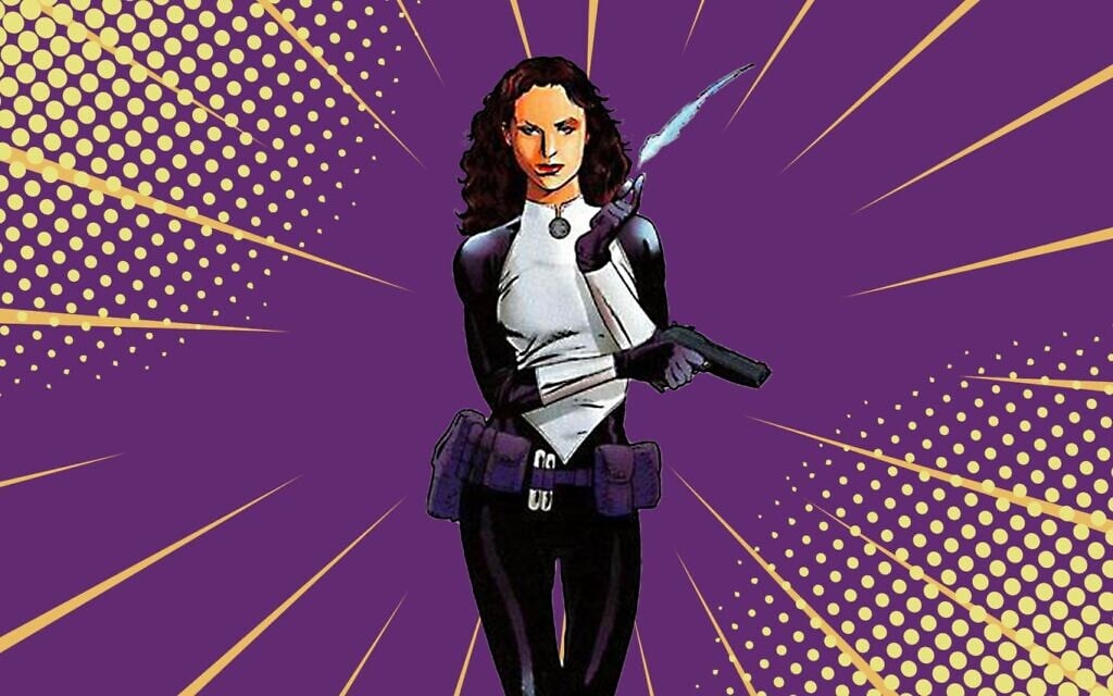 The Marvel character Sabra first appeared in a comic strip in 1980. (Wikimedia Commons/Design by Mollie Suss via JTA) The Marvel character Sabra first appeared in a comic strip in 1980. (Wikimedia Commons/Design by Mollie Suss via JTA)