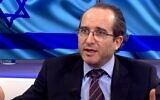 Gil Artzyeli during an interview in 2017 (YouTube screenshot, used in accordance with Clause 27a of the Copyright Law)