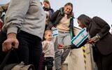 In this undated photo, Immigration and Absorption Minister Pnina Tamano-Shata welcomes immigrants (Noga Malsa)
