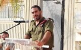 Maj. Bar Falah, 30, the deputy commander of the elite Nahal reconnaissance unit, who was killed in a firefight with two terrorists near the West Bank security fence on September 14, 2022. (Courtesy: Family)