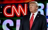 In this file photo taken on December 15, 2015, Republican presidential candidate Donald Trump is introduced during the CNN presidential debate at The Venetian Las Vegas in Las Vegas, Nevada. (Ethan Miller / GETTY IMAGES NORTH AMERICA / AFP)