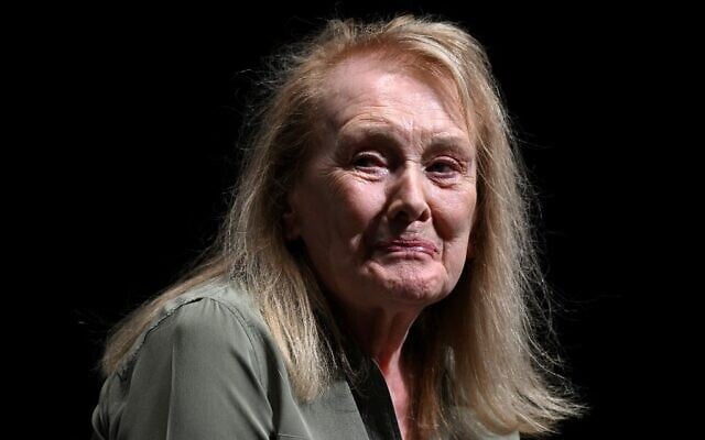 French writer Annie Ernaux attends the screening of the film "Les Annees Super 8 (The Super 8 Years)" on the sidelines of the 75th edition of the Cannes Film Festival in Cannes, southern France, May 23, 2022. (Photo by Julie Sebadelha/AFP) French writer Annie Ernaux attends the screening of the film "Les Annees Super 8 (The Super 8 Years)" on the sidelines of the 75th edition of the Cannes Film Festival in Cannes, southern France, May 23, 2022. (Photo by Julie Sebadelha/AFP)