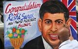 Art teacher Sagar Kambli paints a picture of new Conservative Party leader and incoming British prime minister Rishi Sunak, in Mumbai on October 25, 2022. (INDRANIL MUKHERJEE / AFP)