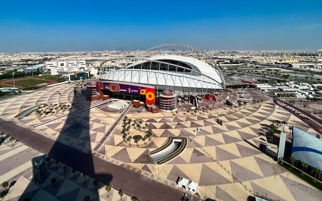 A view shows the Khalifa International Stadium in Doha on October 29, 2022 ahaead of the Qatar 2022 FIFA World Cup football tournament. (Vincent Amalvy/AFP) A view shows the Khalifa International Stadium in Doha on October 29, 2022 ahaead of the Qatar 2022 FIFA World Cup football tournament. (Vincent Amalvy/AFP)