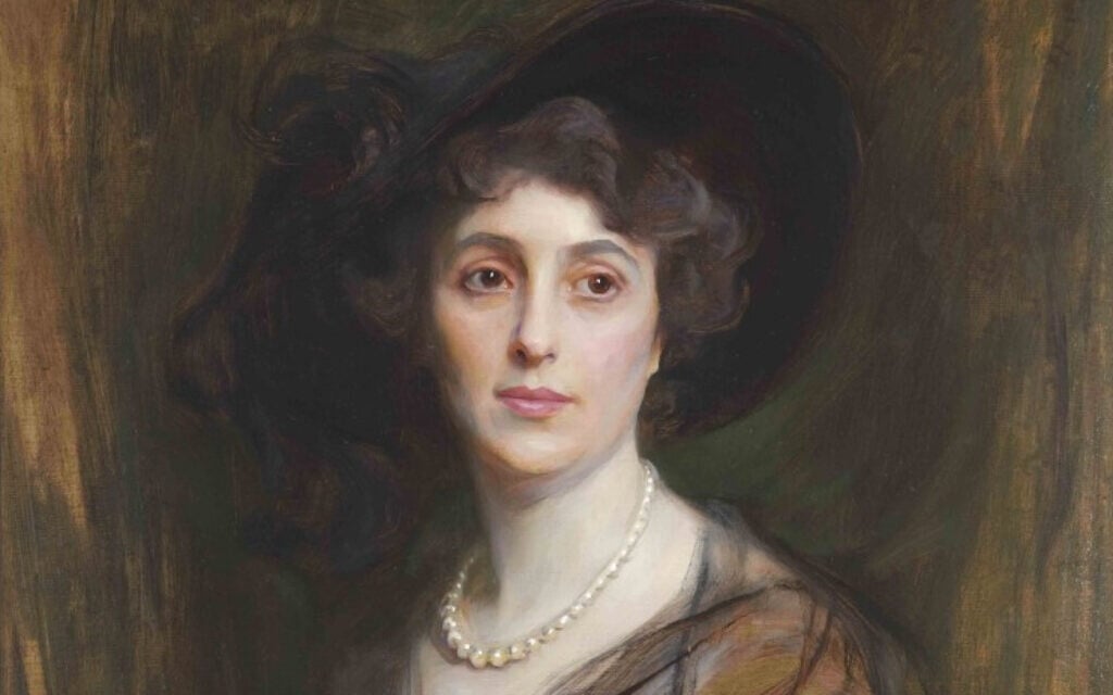 Detail of portrait of Rózsika Rothschild (née von Wertheimstein) (1870-1940) by Philip Alexius de László, 1914. (Public Domain/Courtesy of the Author)