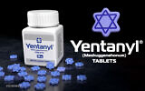 A Jimmy Kimmel sketch advertises a medication for antisemites known as "Yentanyl." (Screenshot/YouTube; used in accordance with Clause 27a of the Copyright Law)