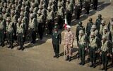 In this photo provided by the Revolutionary Guard's Ground Force October 17, 2022, troops stand while attending a maneuver in northwestern Iran. (Iranian Revolutionary Guard's Ground Force via AP, File)