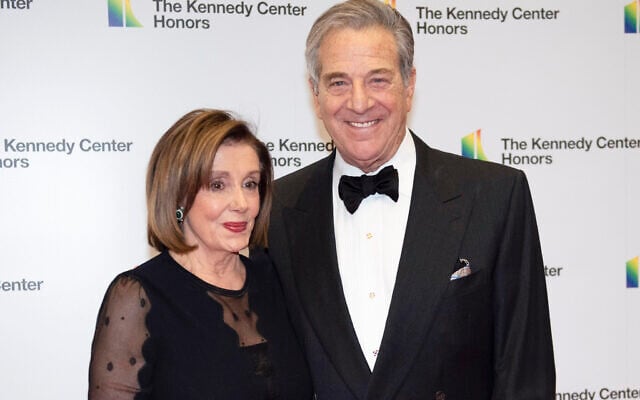 Speaker of the US House Nancy Pelosi, and her husband, Paul Pelosi, arrive at the State Department for the Kennedy Center Honors State Department Dinner, December 7, 2019, in Washington. (AP Photo/Kevin Wolf, File) Speaker of the US House Nancy Pelosi, and her husband, Paul Pelosi, arrive at the State Department for the Kennedy Center Honors State Department Dinner, December 7, 2019, in Washington. (AP Photo/Kevin Wolf, File)