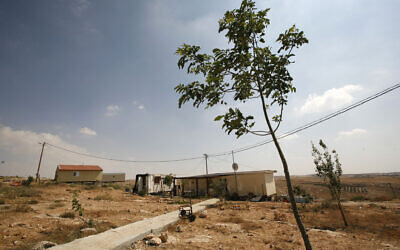 A view of the southern West Bank outpost of Avigayil. (Miriam Alster/Flash90, file)