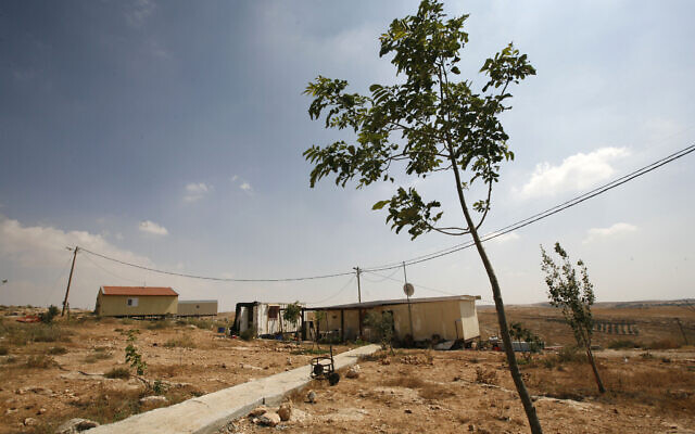 A view of the southern West Bank outpost of Avigayil. (Miriam Alster/Flash90, file)