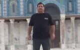 Rafa' Harsha, 61, from the northern town of Meiser, in an undated photo. Harsha died on October 15, 2022, two months after he was set on fire while sleeping. (Courtsey: used in accordance with Clause 27a of the Copyright Law)