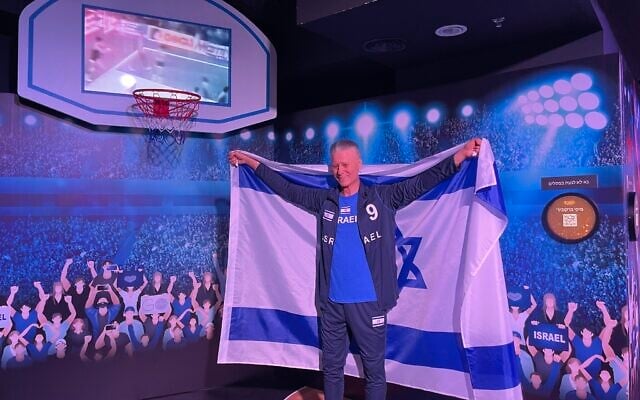 Former Israeli basketball player US-born Tal Brody, sculpted in wax and fiberglass at Israel's first Wax Museum, opened October 2022 (Jessica Steinberg/Times of Israel) Former Israeli basketball player US-born Tal Brody, sculpted in wax and fiberglass at Israel's first Wax Museum, opened October 2022 (Jessica Steinberg/Times of Israel)