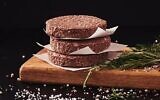 Meat. The End's plant-based burger patty made with its proprietary texturized vegetable protein (TVP) for better, more meat-like texture, according to the company. (Meat. The End)