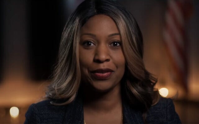 Ohio Republican state Senate nominee Michele Reynolds. (YouTube screenshot via JTA)