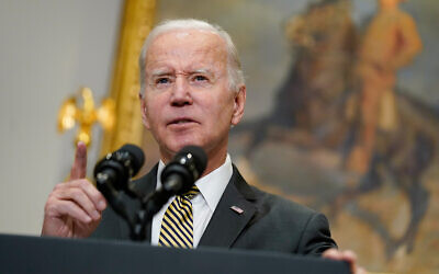 US President Joe Biden speaks about energy and the Strategic Petroleum Reserve during an event at the White House, Oct. 19, 2022, in Washington. (AP Photo/Evan Vucci)