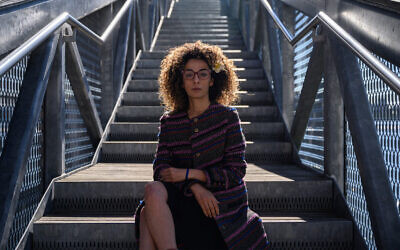 Iranian-US women's rights activist Masih Alinejad in New York on October 6, 2022.  (Ed Jones/AFP)
