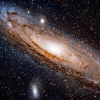 Andromeda galaxy, photographed by David 'Deddy' Dayag in the Negev desert with his 11-inch telescope fitted with a Hyperstar lens (Courtesy David Dayag) Andromeda galaxy, photographed by David 'Deddy' Dayag in the Negev desert with his 11-inch telescope fitted with a Hyperstar lens (Courtesy David Dayag)