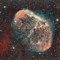 Crescent Nebula, photographed by David 'Deddy' Dayag (Courtesy/David Dayag) Crescent Nebula, photographed by David 'Deddy' Dayag (Courtesy/David Dayag)