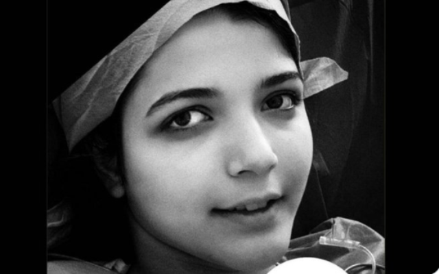Iranian student Asra Panahi, 15, who died on October 13, after plainclothes officers attacked Shahed High School in the northwestern city of Ardabil, Iran. (Twitter: used in accordance with Clause 27a of the Copyright Law)
