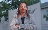 A screenshot from Summer Lee's campaign video. (Screenshot from YouTube via JTA)