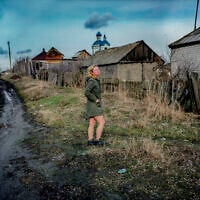 From 'Anti-Terrorist Operation Zone: Photos of War in Ukraine' by Pavel Wolberg, November 22 through January 22 in the art gallery of Wizo Haifa (Courtesy Pavel Wolberg)