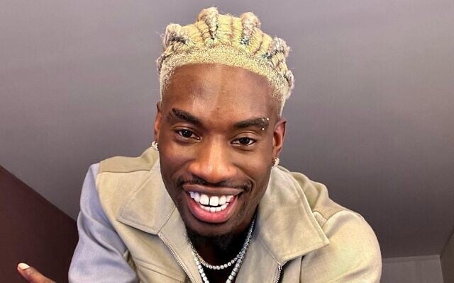 Israeli-born singer Stephane Legar, who recently won third place on France's 'Dancing with the Stars,' posted photos of his new hairstyle (Courtesy Stephane Legar)