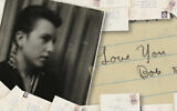 This Sept. 2022 photo shows a personal collection of love letters written by Bob Dylan to his high school sweetheart in the late 1950s. The personal collection of love letters are up for auction (Nikki Brickett/RR Auction/the Estate of Barbara Hewitt via AP)