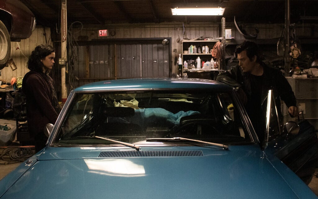 This 1969 Barracuda Fastback stars in 'Blood Relatives' along with Victoria Moroles and Noah Segan. (Shudder)