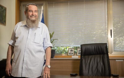 Head of the Noam party Avi Maoz at the Knesset in Jerusalem on July 19, 2021. (Yonatan Sindel/Flash90)