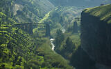 Illustrative: A view of the Yarmouk River in northern Israel, February 11, 2021. (Moshe Shai/FLASH90)
