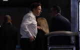 Elon Musk arrives at Baron Investment Conference at the Metropolitan Opera House in New York, November 4, 2022. (AP Photo/Yuki Iwamura)