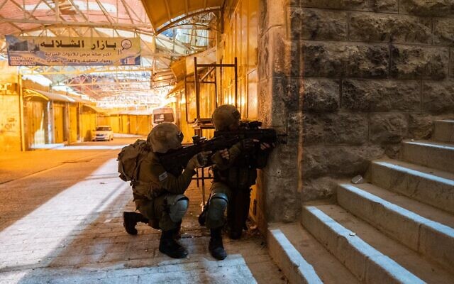 Israeli troops operate in the West Bank, early November 22, 2022. (Israel Defense Forces) Israeli troops operate in the West Bank, early November 22, 2022. (Israel Defense Forces)