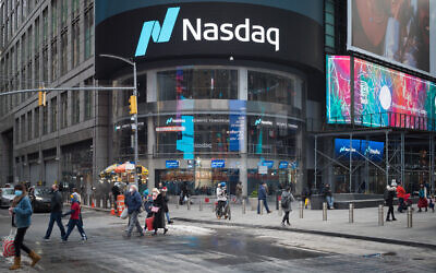 An illustrative view of the Nasdaq in Manhattan, New York. December 23, 2020. (Massimo Giachetti via iStock by Getty Images)