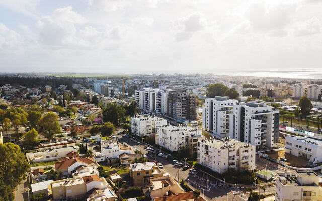 An aerial view of the northern city of Nahariya, March 2018. (Vicu9 via iStock by Getty Images)