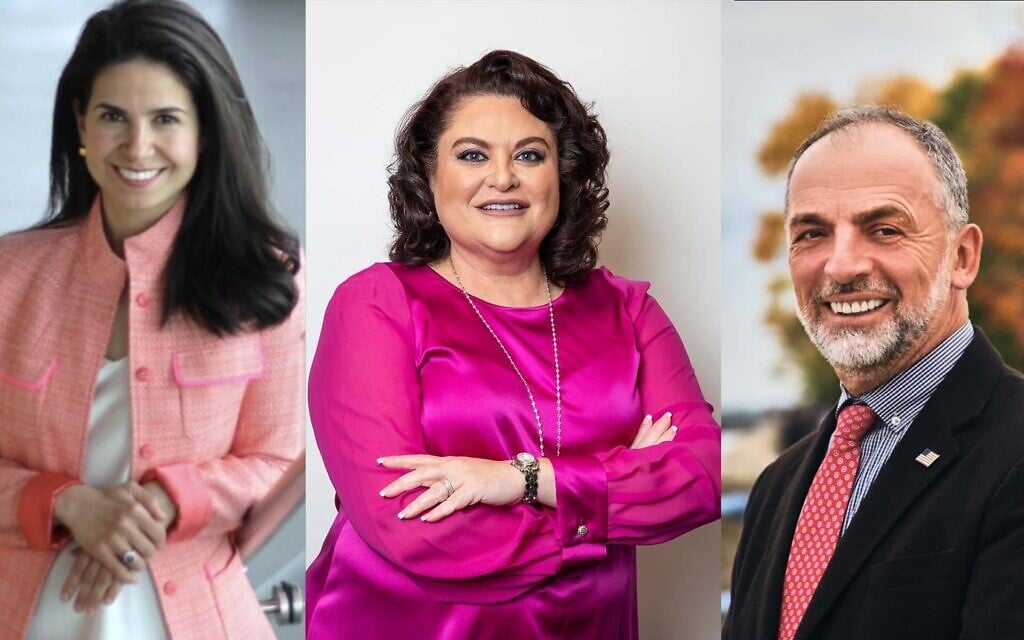 Undated photo of Republican candidates (left to right) Karina Lipsman, Angela Grabovsky, and Yuri Dashevsky Undated photo of Republican candidates (left to right) Karina Lipsman, Angela Grabovsky, and Yuri Dashevsky