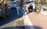 Israeli soldiers arrest a Palestinian teen carrying a knife near Hebron, Novemer 18, 2022. (Rescuers Without Borders)