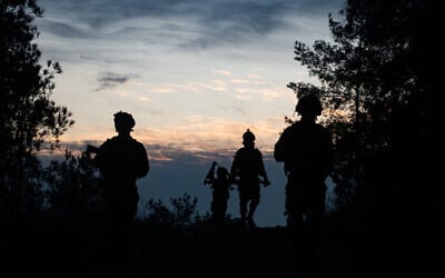 File: Israeli troops hold a drill in northern Israel, January 28, 2020. (Israel Defense Forces)