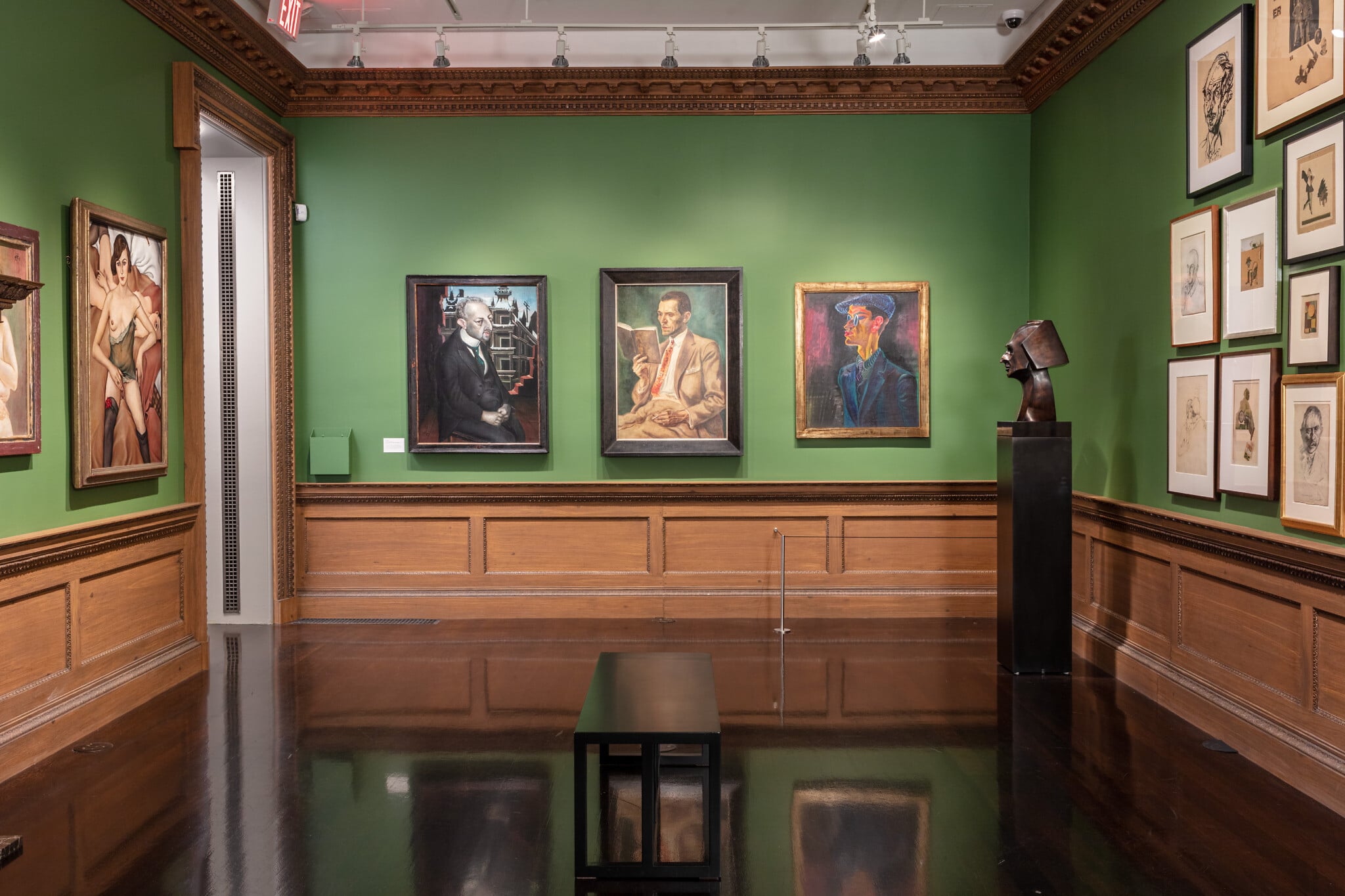 View of the 'Green Room' at 'The Ronald S. Lauder Collection' on view at Neue Galerie New York. (Hulya Kolabas/ Courtesy of Neue Galerie New York) View of the 'Green Room' at 'The Ronald S. Lauder Collection' on view at Neue Galerie New York. (Hulya Kolabas/ Courtesy of Neue Galerie New York)