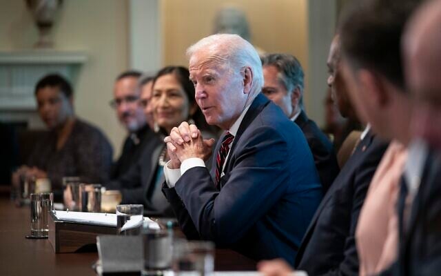File: US President Joe Biden speaks during a cabinet meeting at the White House, Sept. 6, 2022, in Washington (AP Photo/Evan Vucci, File)