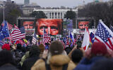Supporters of President Donald Trump participate in a rally in Washington, Jan. 6, 2021. (AP/John Minchillo)
